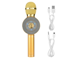 Microfone Bluetooth Sem Fio LAXISCREED Karaoke Música Estéreo