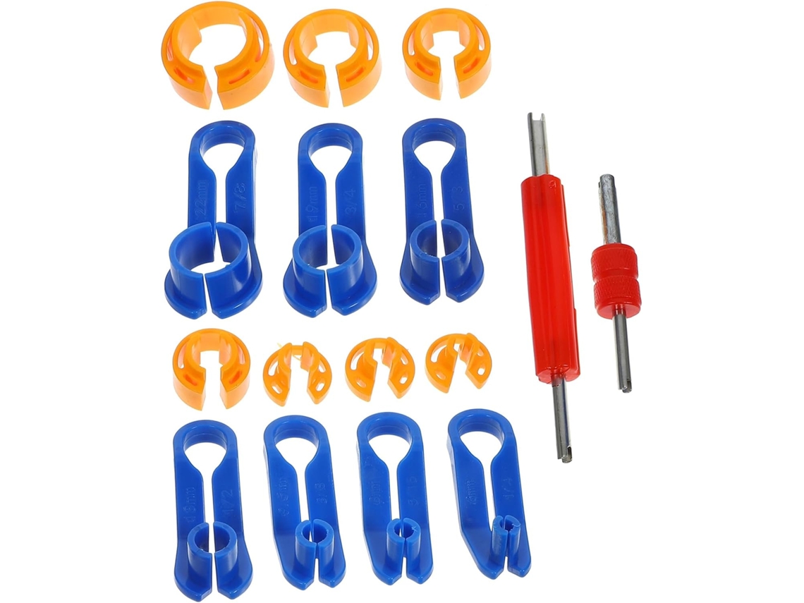 Kit De Ferramentas Desconexão Rápida Para Tubos Ar Condicionado E Mangueiras Refrigeração,