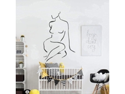 Adesivos de parede em vinil, decoração de parede para quarto principal ou quarto infantil, lindamente decorados, 28x42cm