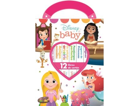 Livro Mi Primera Librería Disney Baby Princesas M1L de Disney Baby (Espanhol)