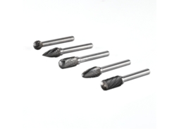 Kit De 5 Brocas De Tungstênio Aço Para Fresar, Mangueira 6mm, Cabeça 10mm, Ferramenta Rotatória