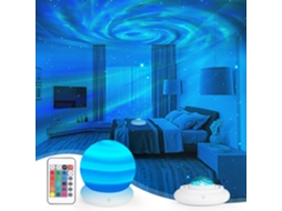 Luminária Noturna Infantil Jianyana Com Projeção Aurora, 15 Cores 3 De