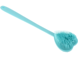 Lurelia Acessório De Duche Com Escova De Silicone Para Banho, Cabo Longo, Dupla Face E Com Argola, Uso Diário