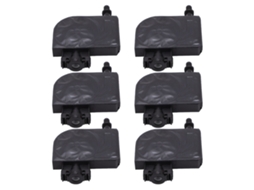 Peças Damper De Tinta De Impressora Preto Resistente À Corrosão Material Pp Fluente Para Impressora 4800