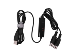Cabo MIDI para USB MTU 10 Conversor USB MIDI com luz indicadora Chip de processamento FTP Slowmoose