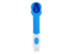 Vibrador Silicona Vibrante Impermeable Para Punto G Y Clítoris (azul)