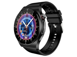 Smartwatch ET340 com Bluetooth, chamadas, ECG, PPG e SOS, rastreador de saúde e condicionamento físico, com pulseira de silicone. Ly Ebike