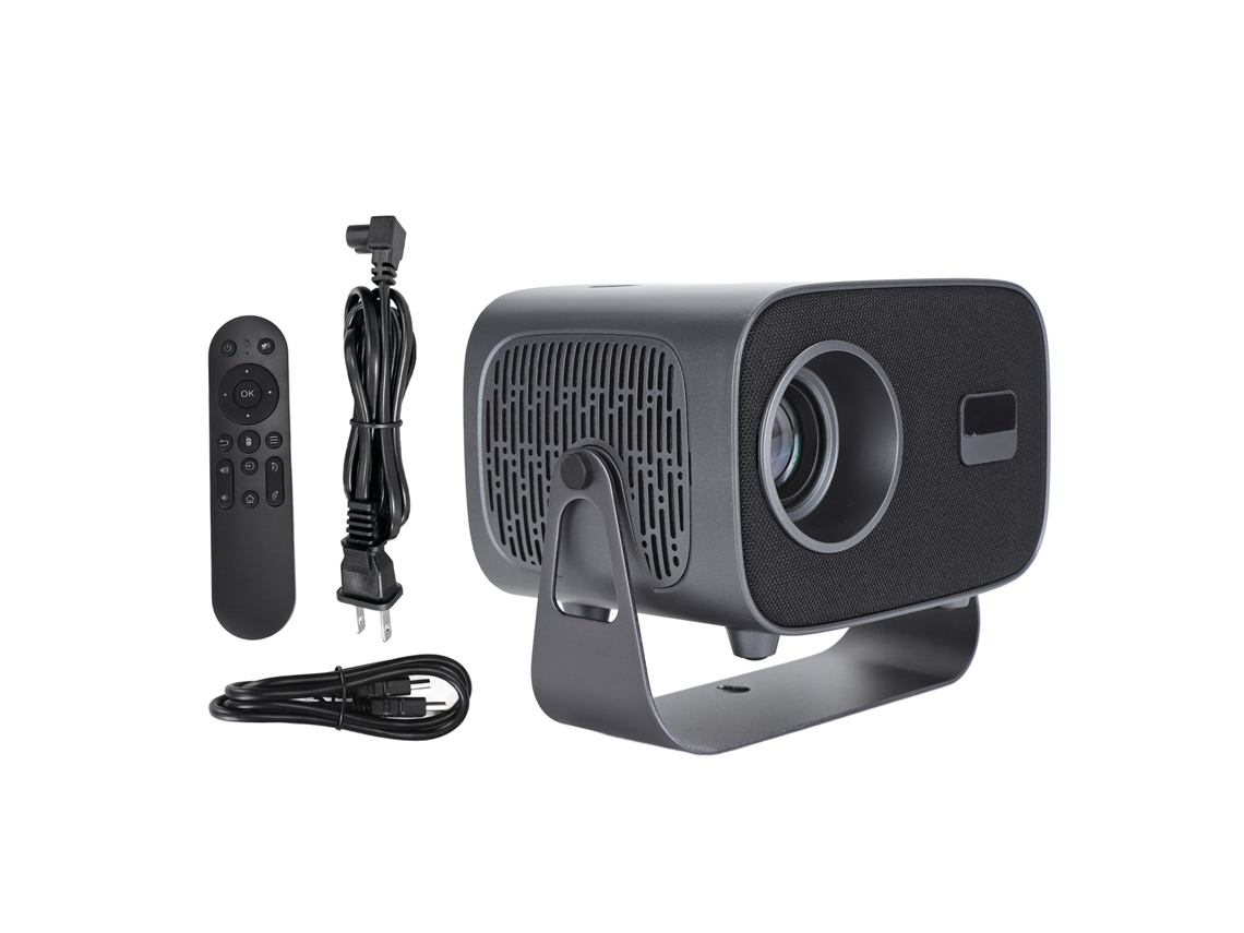 Projetor 4k LAXISCREED com Android Tv 11.0 e Suporte 360°