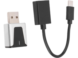 Adaptador Sem Fio Para Carro Mavis Laven, 2em 1, Em Abs, Para Pc, Compatível Com Carplay E Outros Sistemas Automotivos