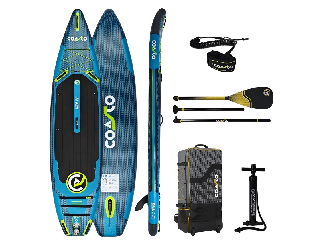 Coasto Regent Horizon 11'8 Premium – Sup Touring Insuflável - 355x86x15 Cm - Máx. 165 Kg - Remo Híbrido Em Carbono - Performance