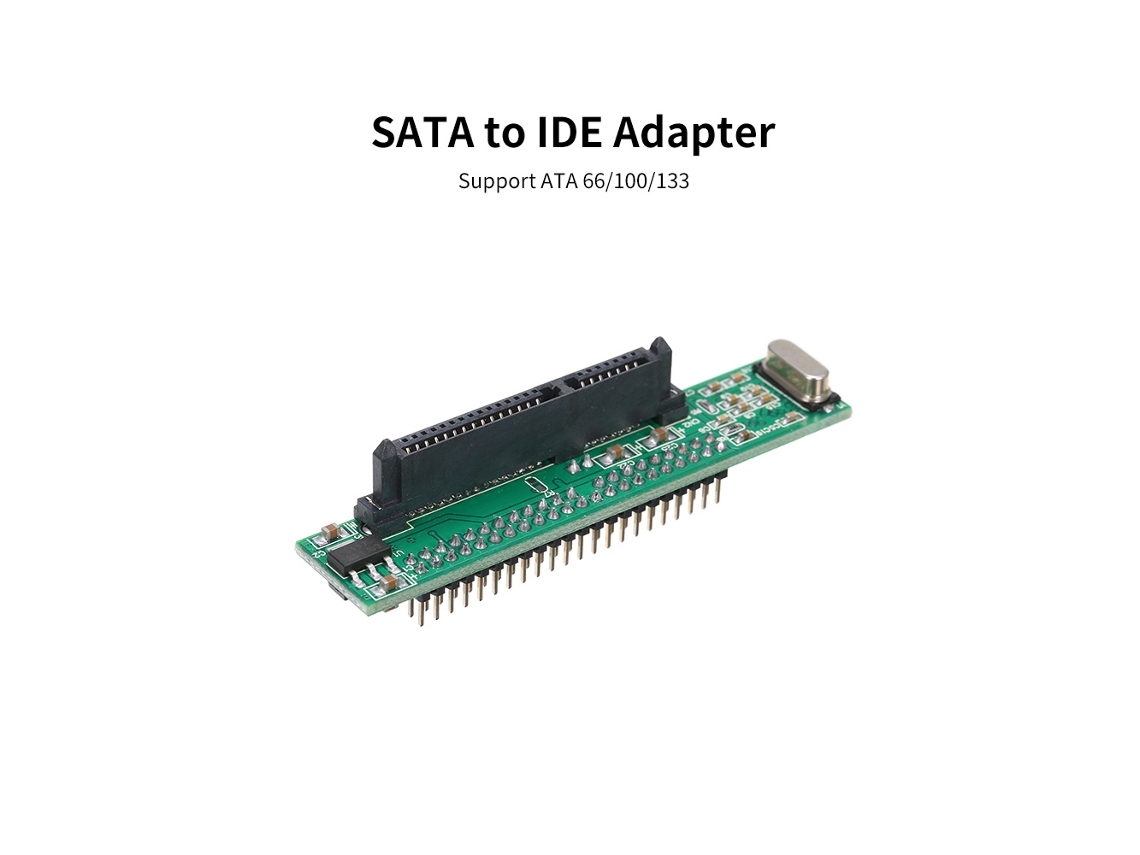 Adaptador SATA para IDE de 2,5 polegadas (suporta HDD/SSD e conversão de porta de 44 pinos)