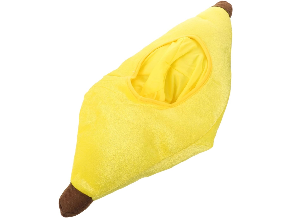 Chapéu De Banana De Pelúcia Divertido Para Adultos E Adolescentes, Tamanho Único, Acessório De Fantasia.