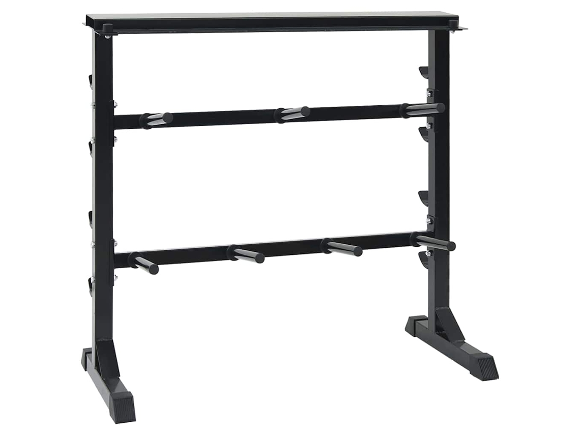 Vidaxl Suporte Para Halteres Preto 99 X 45 X 95,5 Cm
