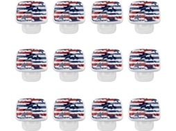 Puxadores Quadrados Para Gavetas De Cômoda, Puxadores Para Armários De Cozinha, 12 Peças, Bandeira Americana 4de Julho