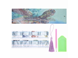Marca página Tartaruga Diy Diamond Painting Aa387