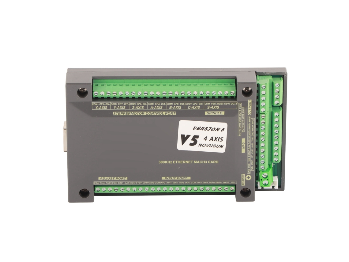 Controlador Cnc Nvem 4 Eixos Compatível Mach3 Ethernet