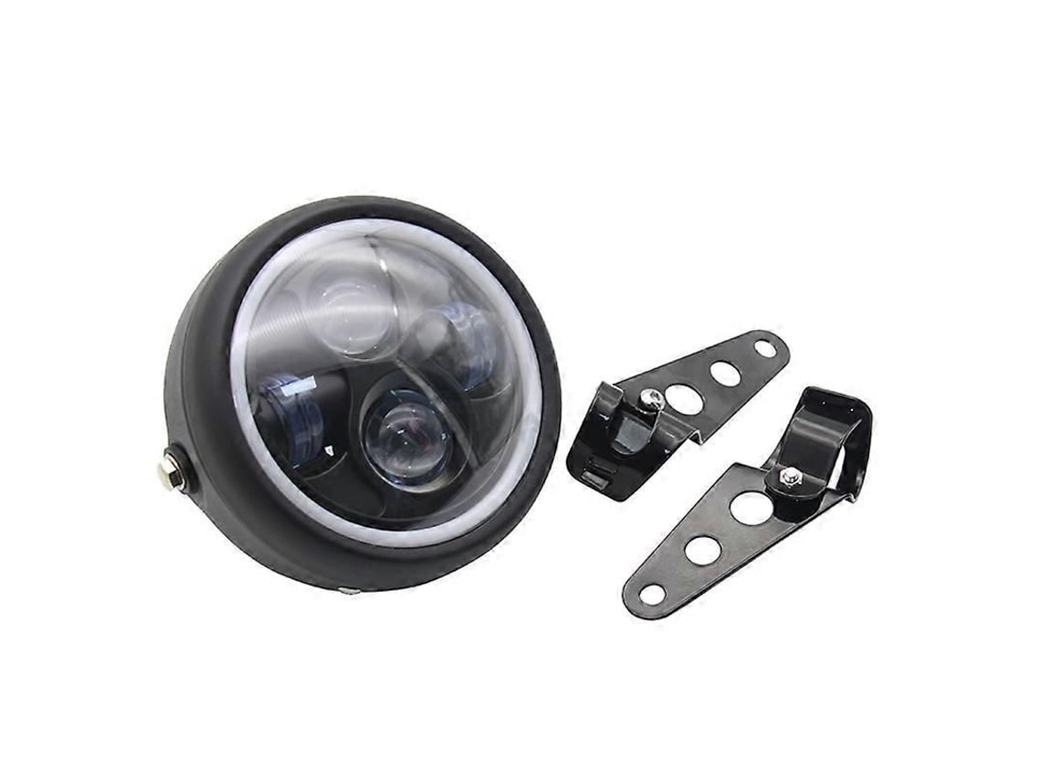 Farol De Motocicleta Led De 6,5 Polegadas, Alto/baixo, Com Drl, Compatível Com Sportster, Cafe Racer, Bobber