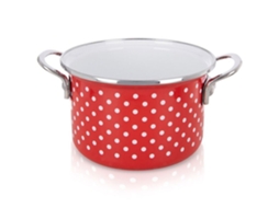 Orion Tecka Panela Esmaltada 18 Cm 2 L Rouge