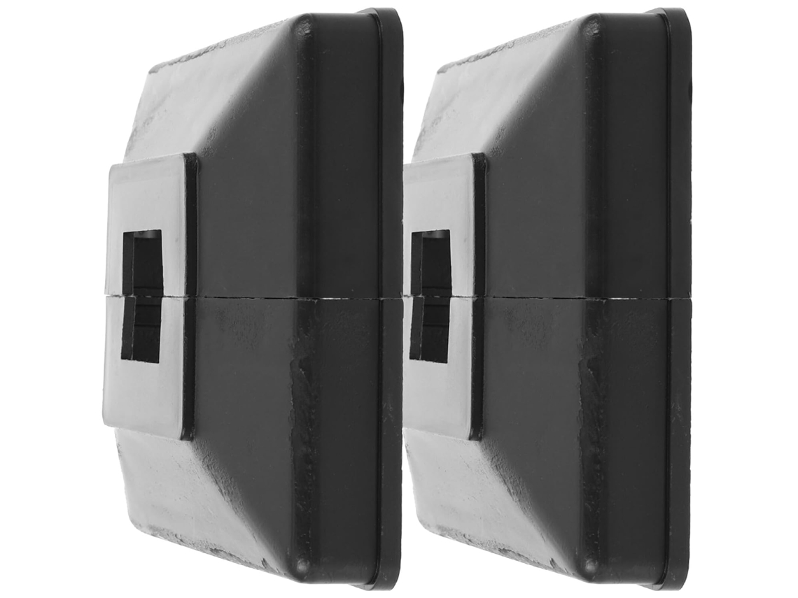 Inoomp Capas de Plástico para Postes, 2 Peças, Design Modular Dividido para Corrimãos de Escadas e Varandas, Proteção e CHABERLU