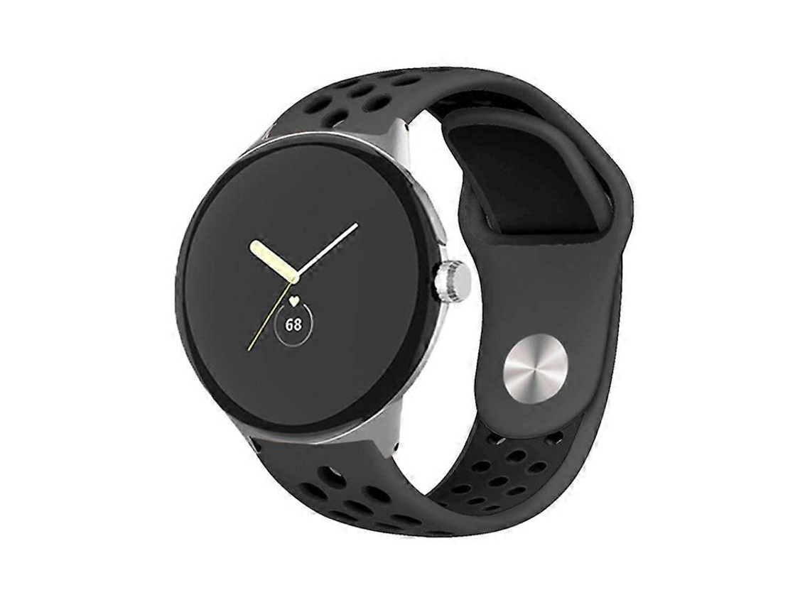 Pulseira De Silicone Bicolor Com Fecho Invertido Para Google Pixel Watch