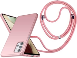 Capa Samsung A52 5G Turtleshell Rígida com Fita Rosa