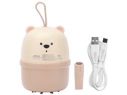 Aspirador de Mesa Mini Portátil para Crianças Usb Carregável Coletor de Poeira Bege | S/MARCA