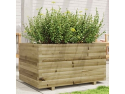 Vidaxl Vaso/floreira De Jardim 90x60x49,5 Cm Madeira Pinho Impregnada