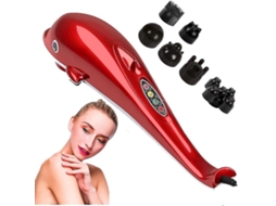 Massageador Elétrico De Golfinhos, Massageador De Costas, Vibração De Martelo, Bastão Infravermelho, Rolo, Massageador Corporal Cervical Slowmoose