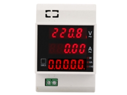 Laxiscreed Medidor De Energia Digital Com Display Led E Medição Multi-funcional De Potência