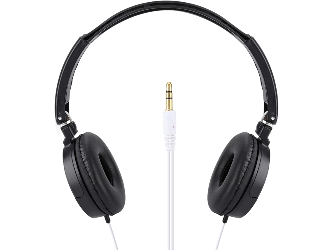 Fone De Ouvido Estéreo Hifi Dobrável E Compacto Com Fio, Ideal Para Música Em Casa, No Escritório E Para Aprendizado