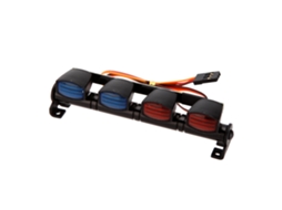 Lâmpada Led Ultra Brilhante Para Carro De Controle Remoto 1/10 1/8 Hsp Trx Tamiya Cc01 Axial Scx10 Modo Piscante