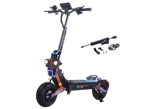 Trotinete Elétrico OBARTER D5 Pneu a Vácuo de 12 Polegadas 2X2500W Motor Removível Bateria 35Ah