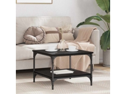 Vidaxl Mesa De Centro Carvalho Preto 55 X 55 X 40 Cm