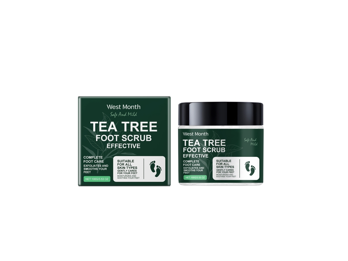 Exfoliante para Pés com Árvore do Chá, Revitaliza a Pele e Combate Odores LAXISCREED