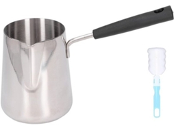 Chóice - Chaleira De Café 600 Ml - Resfriador De Água Em Aço Inoxidável - Superfície Brilhante - Fácil De Limpar - Projeto Espaçoso - Materiais Duráve