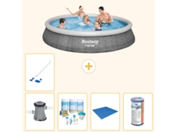 Bestway Piscina Bestway Fast Set Redonda - 396x84 Cm - 6-peças S21448