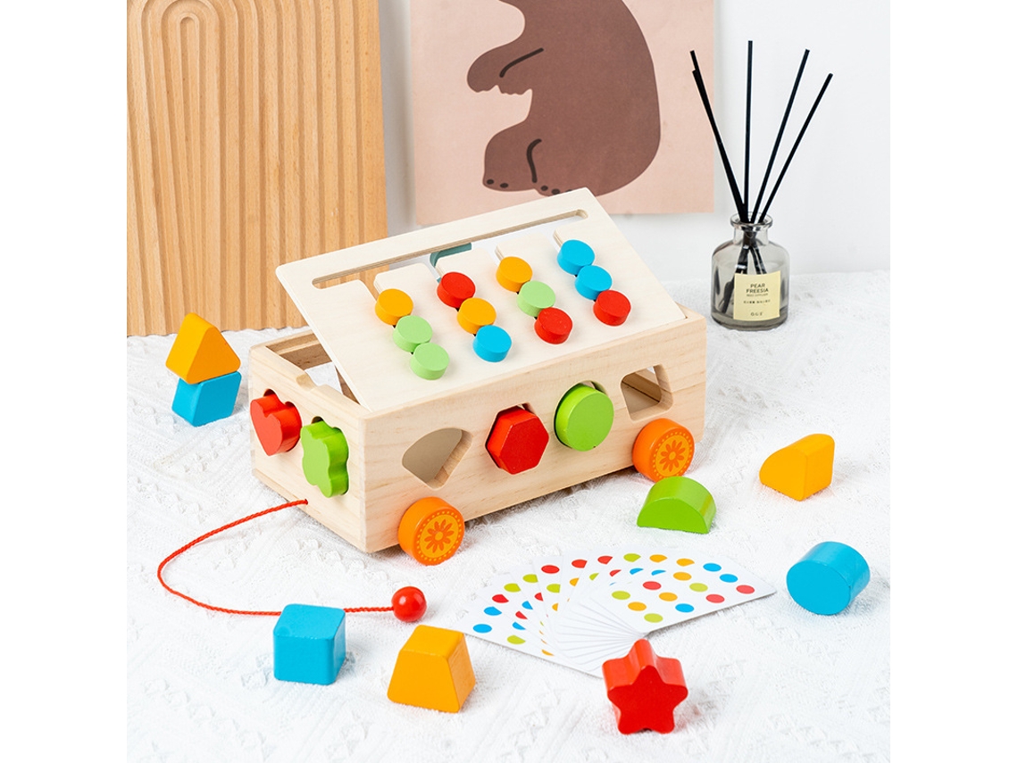 Brinquedos Educativos Montessori Em Madeira Para Crianças Dos 1 -3 Anosdesenvolvimento Da Motricidade Fina No Pré-escolar Hexinyigjly