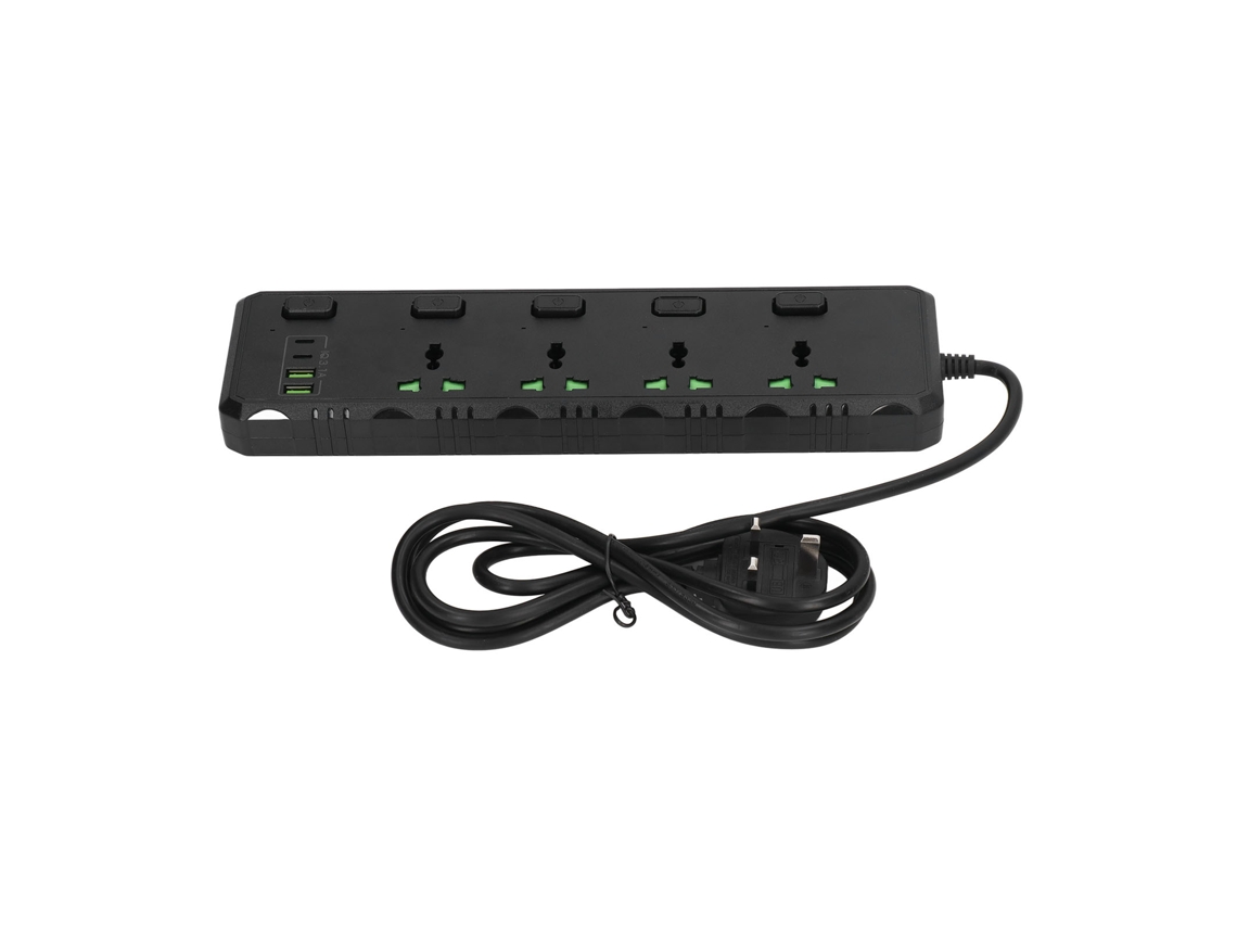 Laxiscreed Extensão Elétrica Multifuncional Com Usb Pd E Voltagem De 110-265v Para Casa E Escritório