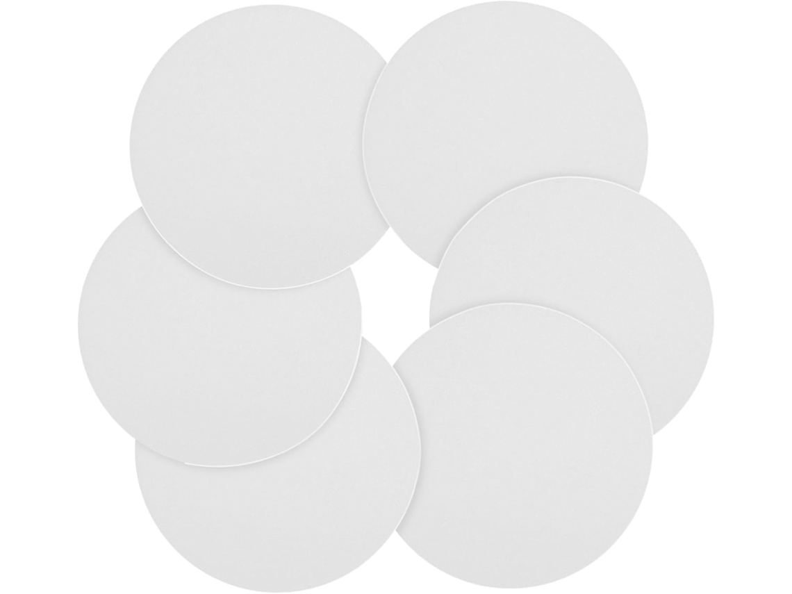 Abajures Difusores Antirreflexo, Fáceis De Substituir, Em Acrílico Branco.