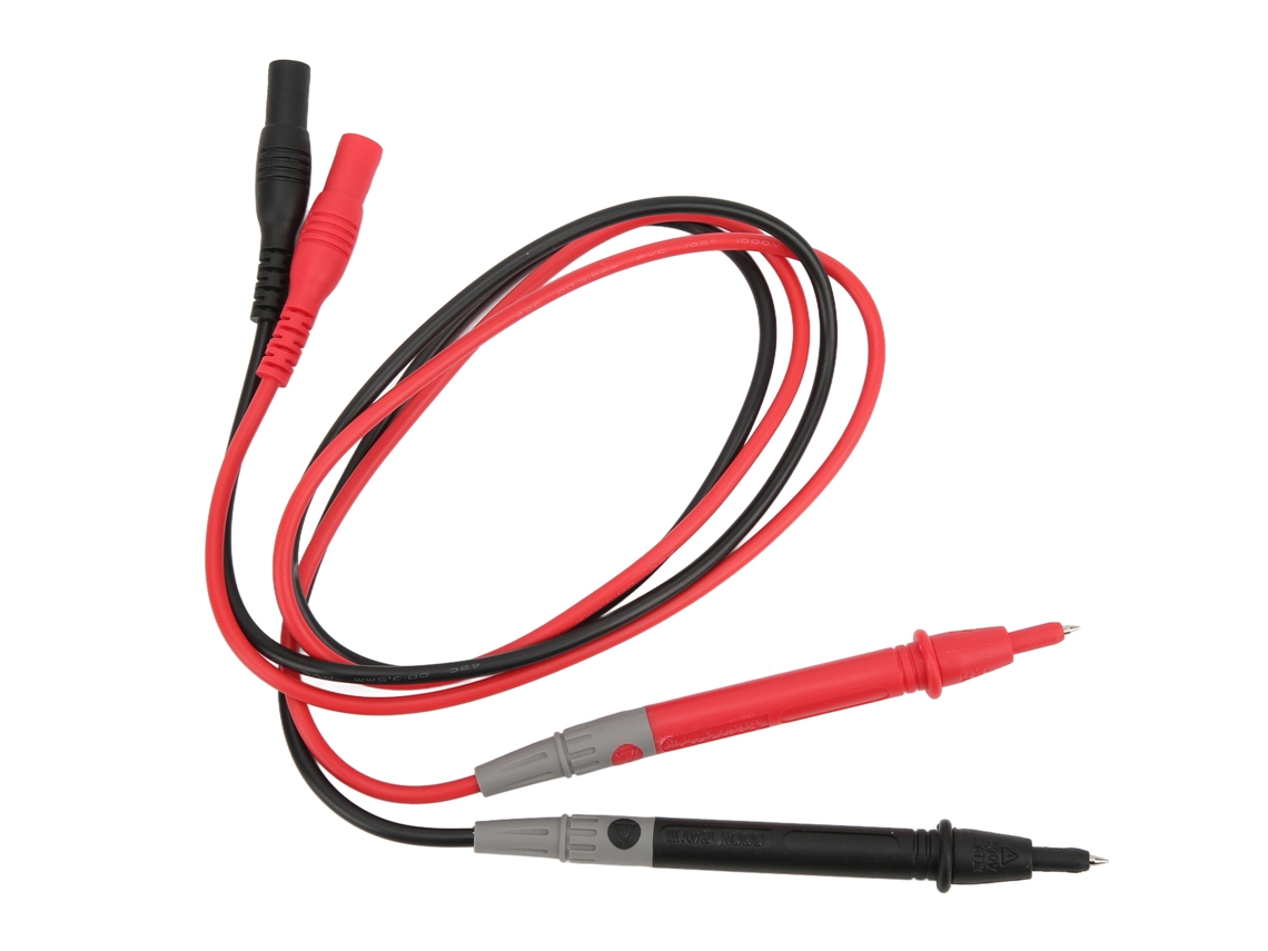 Yuru 20pcs Ua2027a Fios de Teste para Multímetro 600v Sonda de Teste Elétrico com Cabo 90cm para Amperímetro de Alicate