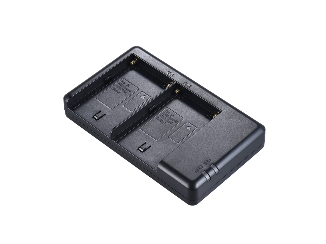 Carregador De Baterias Np-f550 Para Sony F750/f770/f960/f970/f530/f330/f570/fm50/fm70/fm90/fm500h, 2 Canais, Entrada Micro-usb