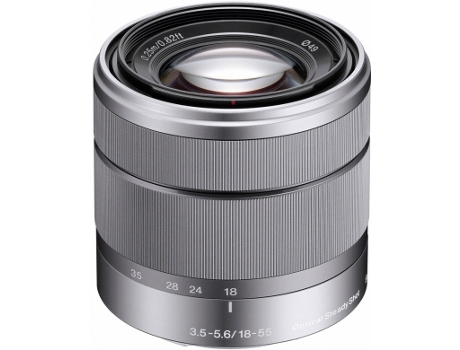 Objetiva SONY Zoom Nex 18-200mm (Encaixe: Sony E - Abertura: f/22-40 - f/3.5-6.3) — Abertura: f/22-40 - f/3.5-6.3