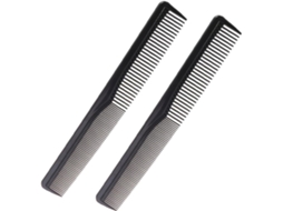 Caneta de cabelo dupla Face antiestática de plástico, pacote com 5 unidades.