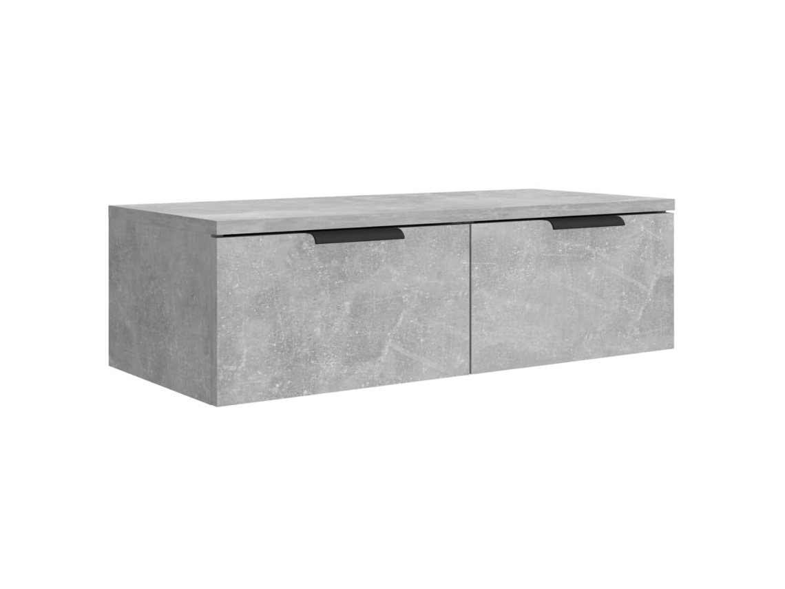 Wall Cabinet, Wall Cabinets Vidaxl Cinzeto Madeira Processada (n/a)