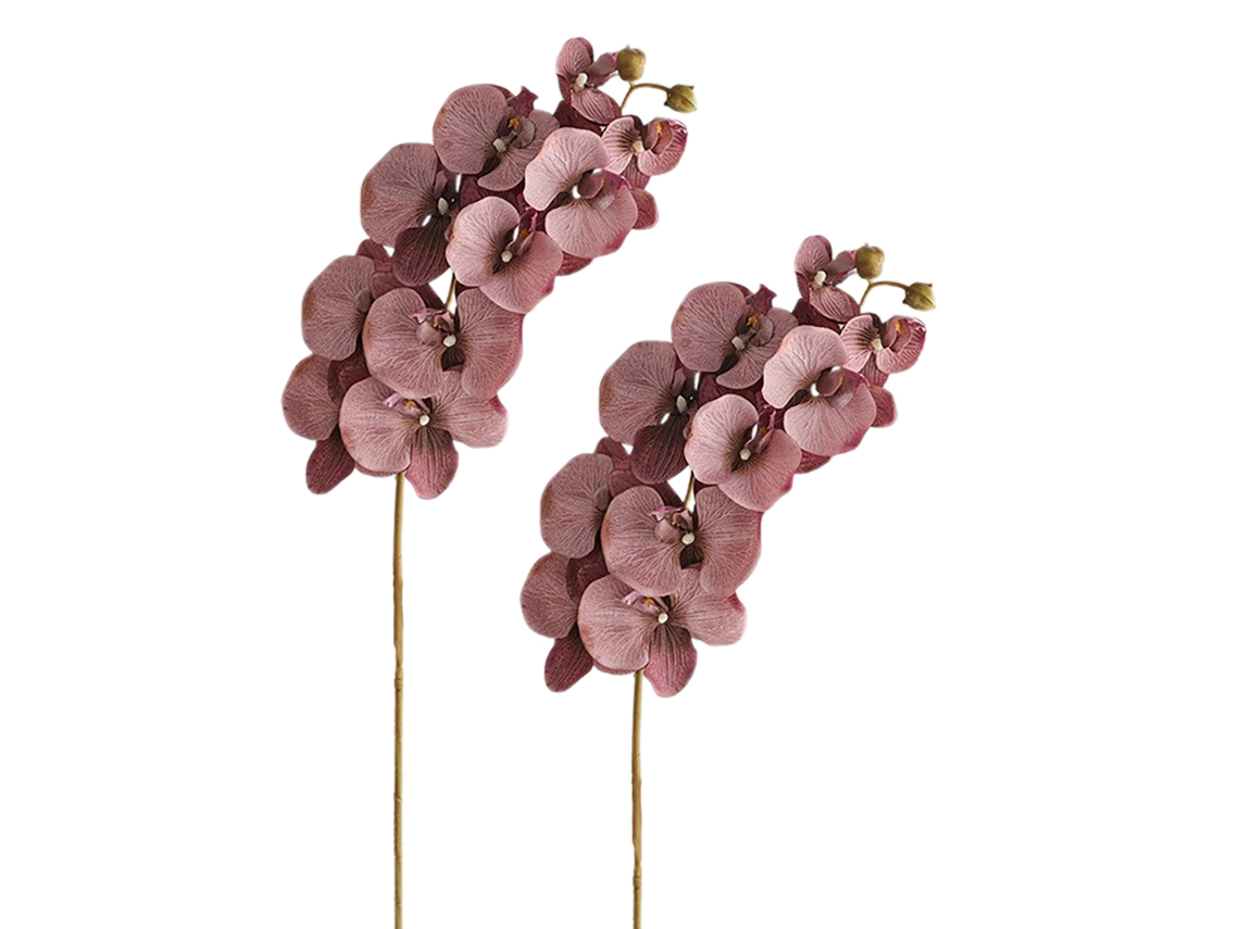 Laxiscreed Arranjo De Flores Artificiais Amarelas E Roxas Para Decoração, 2 Peças