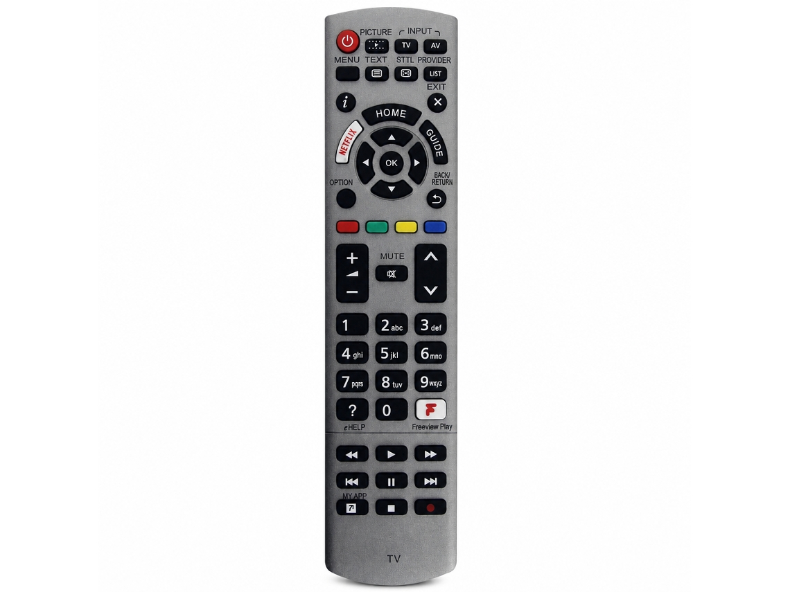 Comando À Distância Para Tv Compatível Com Panasonic N2qayb001254, Sem Configuração