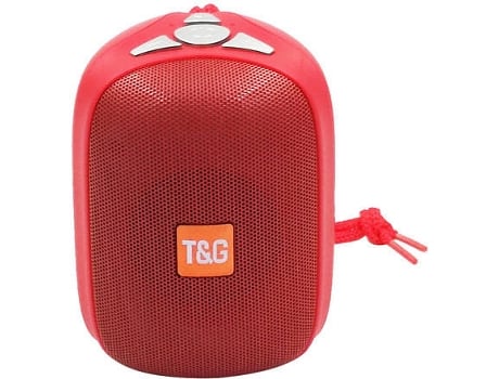 Coluna Bluetooth RITTEREC TG609 (Vermelho - 5 W - Alcance: até 10 m)