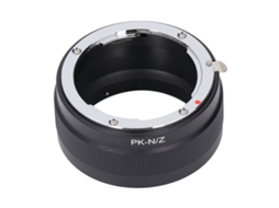 Adaptador de Lente PK para Montagem Z com Controle Manual Completo, Conversor de Lente de Câmera PK para Montagem Z para Z30 Z50 Z6 Z7 Z6ii Z7ii Z8 Z9 LAXISCREED