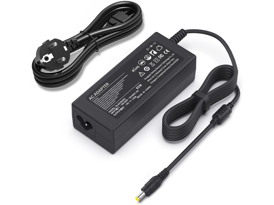 Lurelia Carregador Para Portátil Ac710 A315 19 V 3,42 A 65 W 7 Mm Para Portátil Acer Aspire 3 5 E3 E5 V5 S3 R3 5250