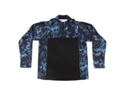 Camiseta De Manga Longa Para Homem Camuflagem Gola De Tartaruga Esportiva Para Corrida, Trekking, Montanhismo Preta